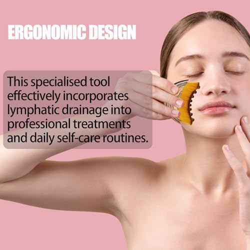 Lymphatic Drainage Face Brush for Double Chin Reduction