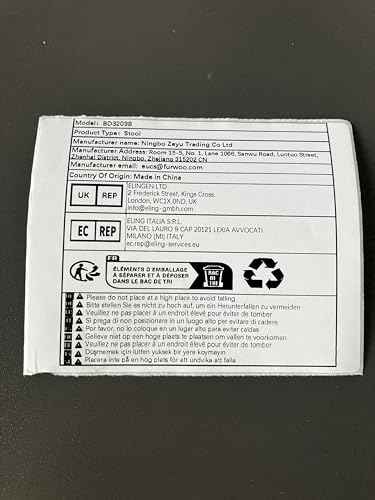 FURWOO Short Round PU Leather Shop Stool - Padded Stool for Salon,SPA,Manicure and Vanity - Small Black