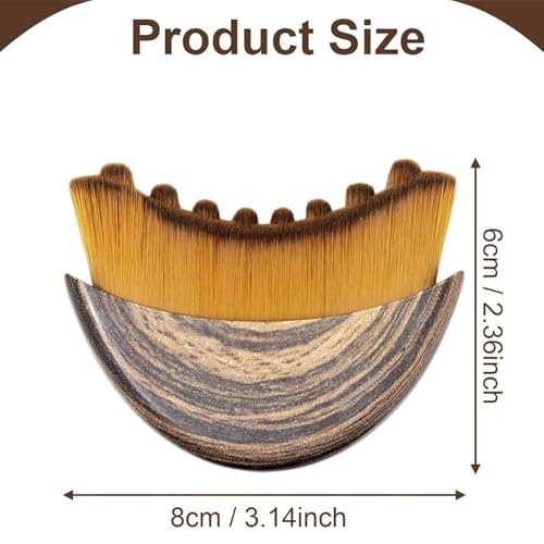 Lymphatic Contour Faces Brush and Meridian Comb Gua Sha Set Face Massager Lymphatic Drainage Massager for Face Chin Jawline Sculpting Dry Brushing Face Brush Ergonomically 3PCS