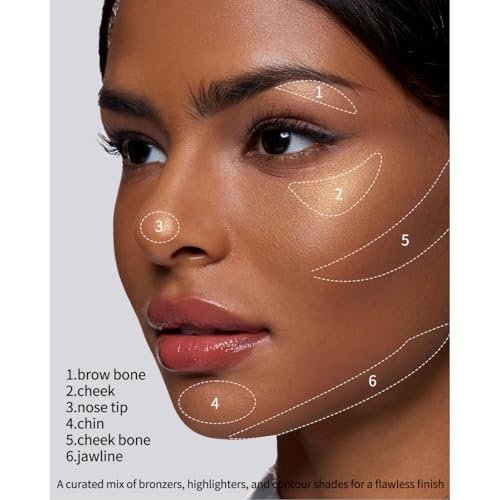 Flower Knows Highlight & Contour Palette 02 Tawny Tea