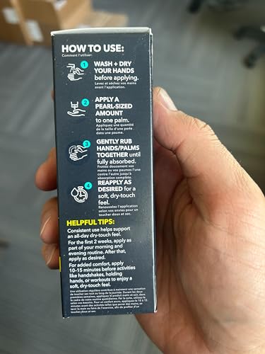 Quick-Dry Antiperspirant Hand Lotion for Sweaty Palms, 1.69 oz