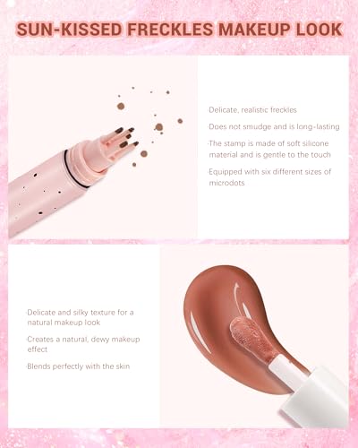 Freckle Stamp & Blush Set - Natural Liquid 2-in-1 Makeup
