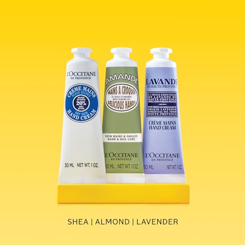 L'Occitane Hand Cream Classics 3-Piece Travel Gift Set - Moisturizing Trio