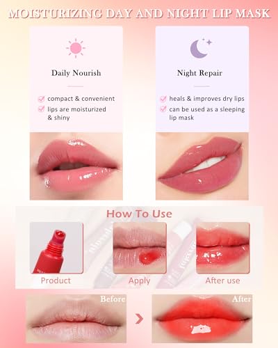Butter Tinted Lip Balm Kit - 3 Colors Hydrating Lip Gloss