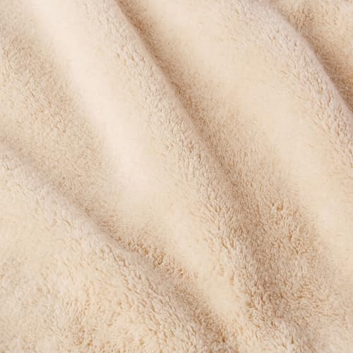 Quick Dry Microfiber Hair Towel Wraps - 2-Pack in Grey & Beige