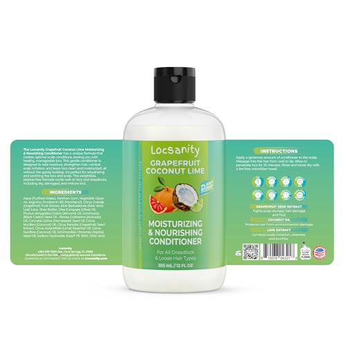 Locsanity Grapefruit Coconut Lime Compete Loccare Bundle - Locs Sisterlock Dreadlocks Microlocks Dreads
