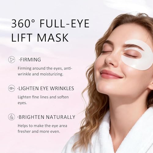 Collagen Eye Mask Patches - 7 Pack for Dark Circles & Puffiness