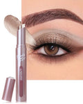 Brown Dual Eyeshadow Stick - Shimmer Gradient Blendable