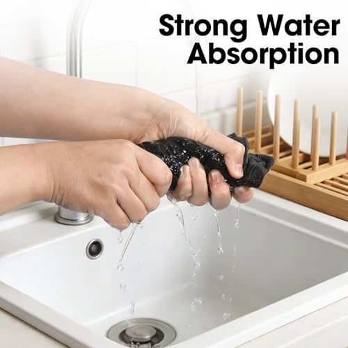 100% Cotton Washcloths 12x12 Inch, 6 Pack