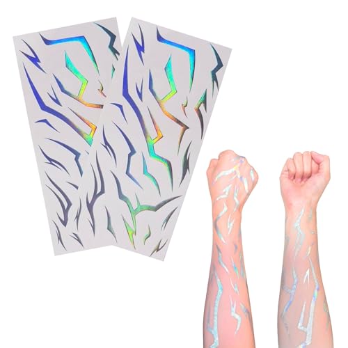 50pcs K-Style Demon Mark Temporary Tattoos for Cosplay