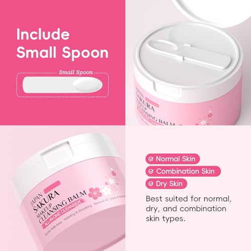 Sakura Cleansing Balm Makeup Remover | Hydrating Face Cleanser