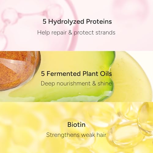 Rice Protein Hair Repair Mask – Biotin & Peptide Treatment