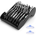 Salon Scissors Holder Rack - 8-Pair Barber Organizer