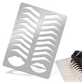 Microblading Eyebrow Stencil Template Kit | Double-Sided Stainless Steel