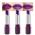 Purple Matte Lipstick Set - 3 Shades Twist-Up Long-Lasting