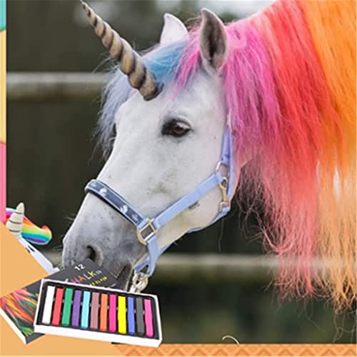 Horse Hair Chalk Set - Temporary Washable Colors (12/24/36)