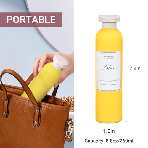 UMETASS 8.8oz Travel Shampoo Bottle with Flip Cap