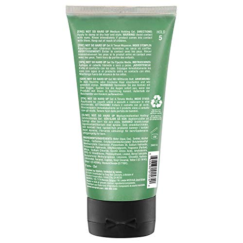 SexyHair Style Not So Hard Up Medium Holding Gel, 5.1 Oz | Flexible Formula | Allows for Re-Styling | All Hair Types