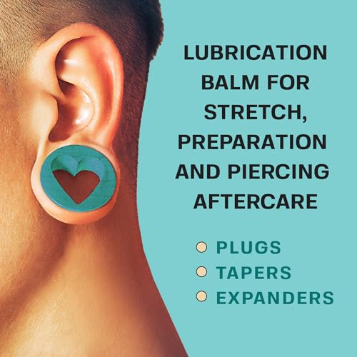 Ear Stretching Balm for Gauges and Tunnels - Plant-Based Aftercare