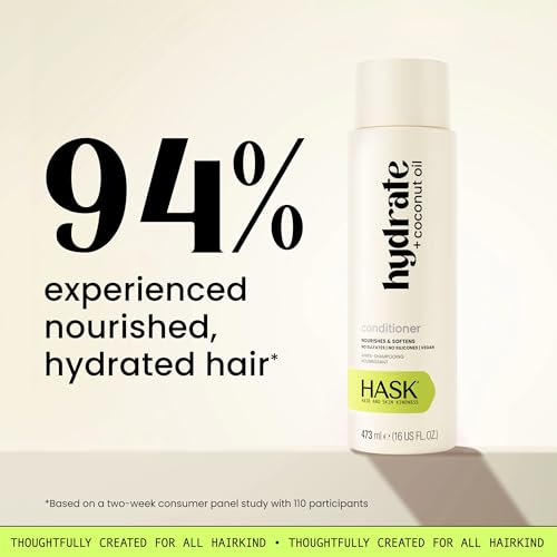 HASK Hydrate + Coconut Oil Shampoo & Conditioner Set - 16oz