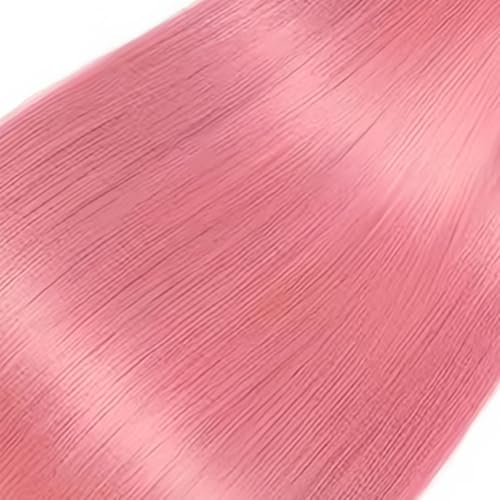 Pink Straight Brazilian Human Hair Bundle 24 Inch 50g