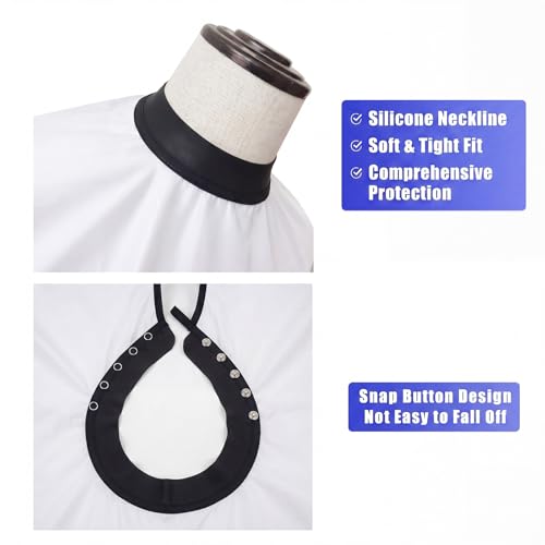 Professional Salon Barber Cape with Silicone Neckline, XL