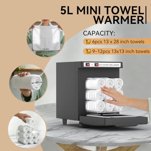 Mini Towel Warmer 5L - Professional Hot Towel Cabinet for Spa