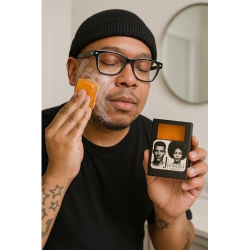 J SQUARED ESSENCE BAR ? Organic Turmeric Glow Soap for Face | Kojic Acid, Vitamin C, Collagen, Vitamin E | Dark Spot Corrector | Brightening & Hydrating
