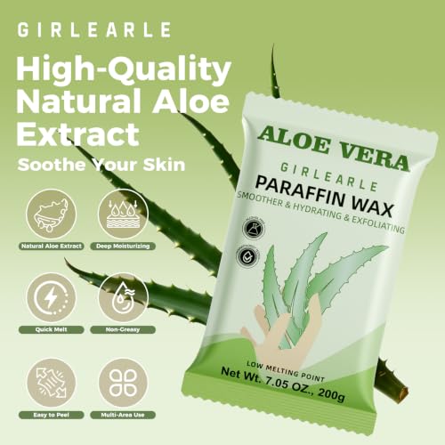 Paraffin Wax Refills 10 Pack 200g Blocks Aloe Vera
