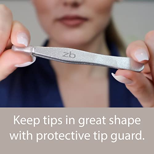 Zizzili Basics Precision Slant Tip Tweezers - Surgical Stainless Steel