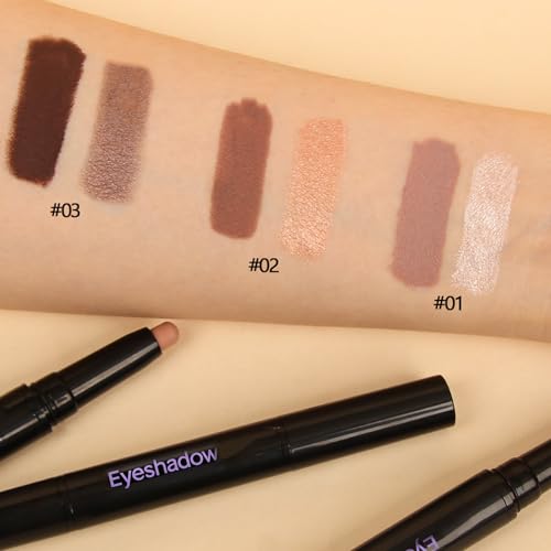 Dual-Ended Cream Eyeshadow Stick - Matte & Shimmer