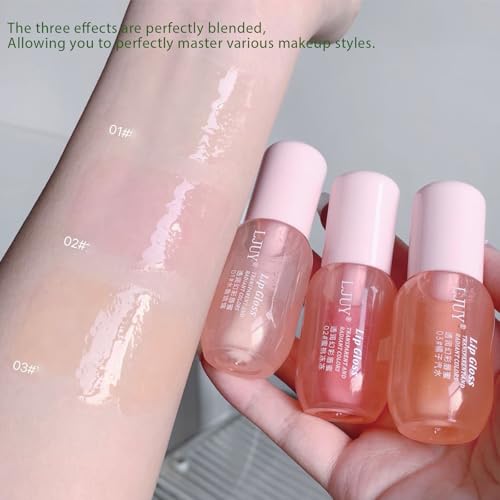 Hydrating Lip Gloss Oil Set - 3 Pack Plumping Lip Balm