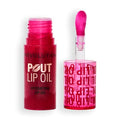 Revolution Pout Lip Oil Cherry Red - High-Shine Nourishing Tinted Oil
