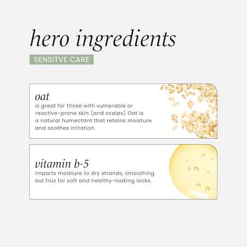 HASK Sensitive Care Shampoo + Conditioner Set | Fragrance-Free, Paraben-Free, Sulfate-Free, Gluten-Free, Vegan, Cruelty-Free, Color Safe | 12oz each