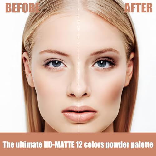 12-Color Contour Palette with Concealer & Brush Set