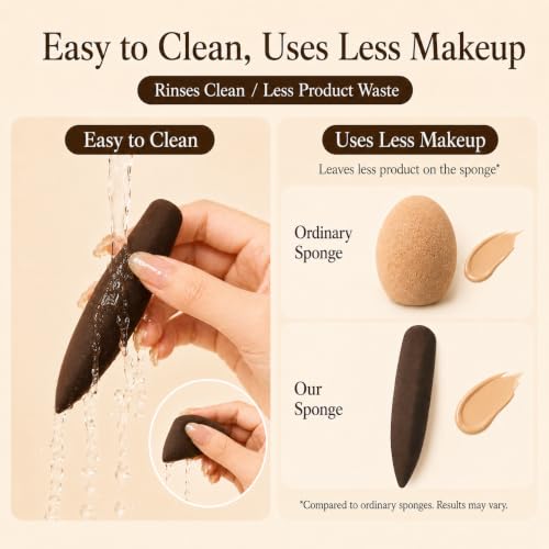 Makeup Sponge 8Pc Set - Pen & Teardrop Beauty Blender