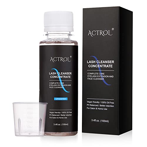 ACTROL Eyelash Cleanser Concentrate 100ml - Professional Lash Shampoo