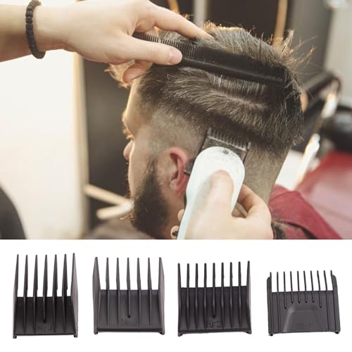 Barber Professional Universal Hair Clipper Limit Comb Replacement Cutting Guide Comb for Moser 1400 Series£¨4Pcs/Set £©