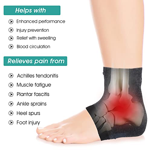 Sibba Gel Heel Socks - Moisturizing Open Toe (3 Pairs)