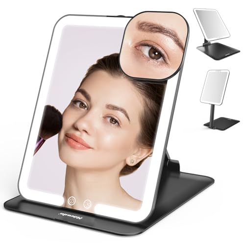 Mocado Rechargeable Travel Makeup Mirror with Adjustable Light