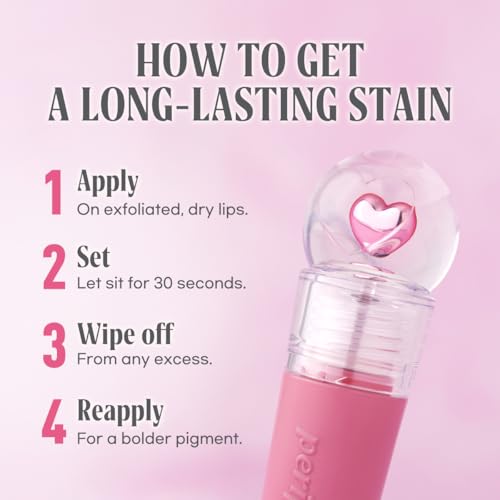Peripera Ink Jellable Tint, Lip Stain, Korean Lip Tint, High Pigment Color, Longwear, Weightless, Moisutizing, Hydrating (009 REASONABLE ROSE)