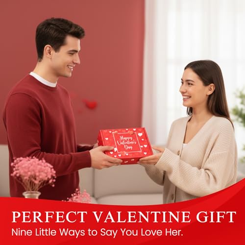 Luxury Valentine¡¯s Spa Gift Set for Her ? 10-Piece Romantic Self-Care Box with Scented Candle, Bath & Body Treats, Relaxation Spa Kit for Women ? Perfect Valentine¡¯s Day Gift
