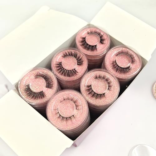 5D Mink Lashes 10 Pairs - Thick Fluffy False Eyelashes