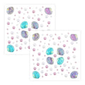 Mermaid Face Gems Stickers, Pearl & Shell Jewels for Parties