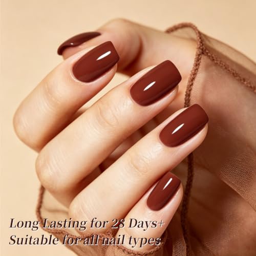 Born Pretty Fall & Winter Gel Nail Polish Set - 6 Earth Tone Colors
