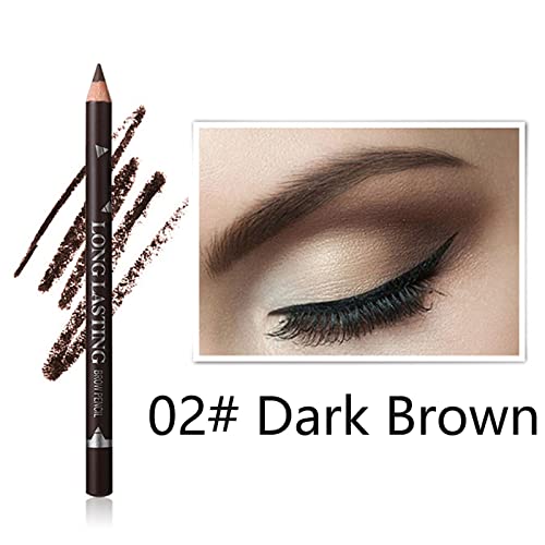 Dark Brown Eyebrow Pencils Set (12-Piece) | Waterproof