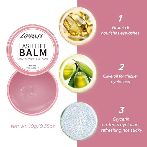 Lash Lift Glue Balm 10g - Rose Scented Lash Perm Adhesive