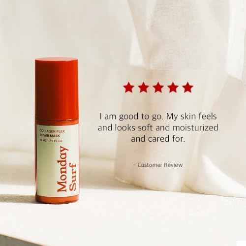 Collagen Flex Repair Mask, 20-Use Value Pack, 3-Minute Hydration & Elasticity Boost, Eco-Friendly Wash-Off Cream, Pore Minimizing & Skin Refining, Korean Skin care, 1.67 Fl Oz