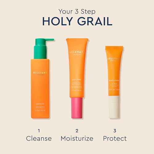 Relevant Beam and Glow Eye Serum - Hydrating Serum for All Skin Types - Vegan Skincare with Shea Butter and Niacinamide - Gluten Free - 0.5 oz