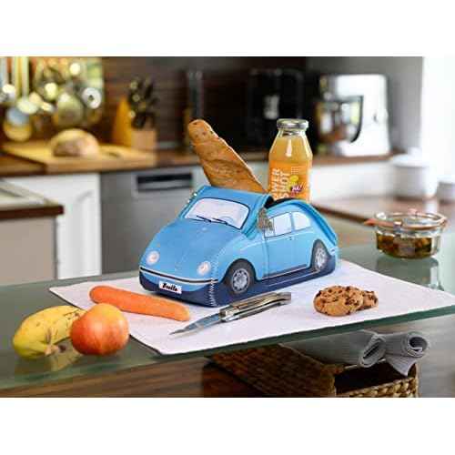 BRISA VW Collection - Volkswagen Neoprene Universal Bag for Makeup, Travel, Cosmetics in Beetle Bug Design